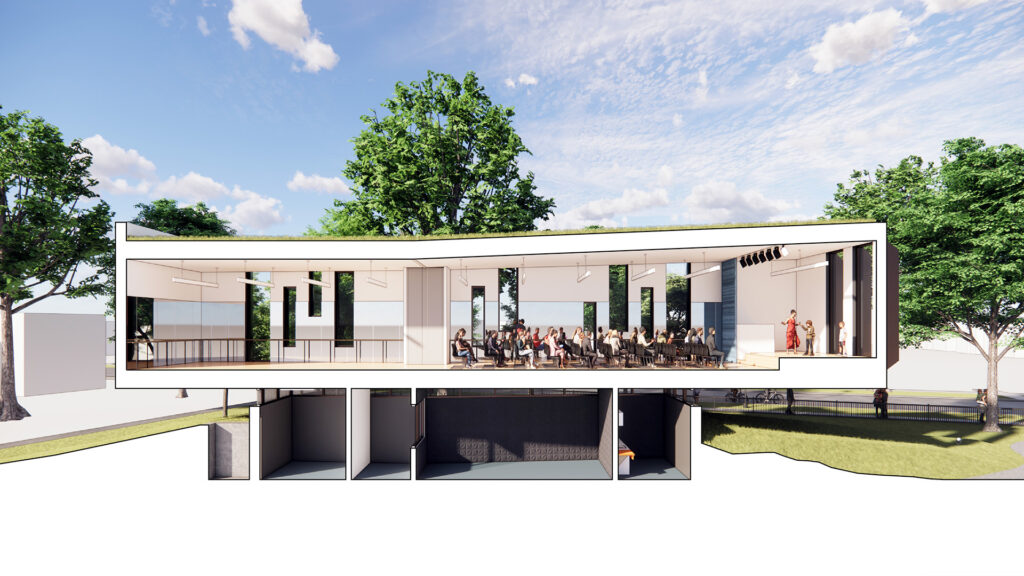 Classroom Sectional Perspective